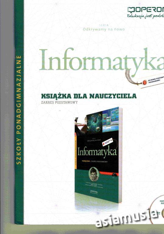 INFORMATYKA ODKRYWAMY NA NOWO +CD  DLA NAUCZYCIELA