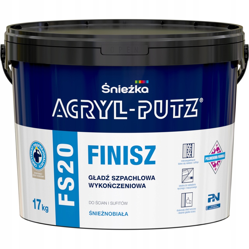 ACRYL-PUTZ FINISH FS20 17kg - gotowa gładź