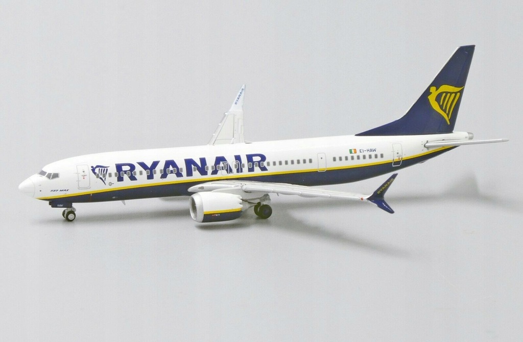 Model samolotu Boeing 737MAX-8 Ryanair EI-HAW