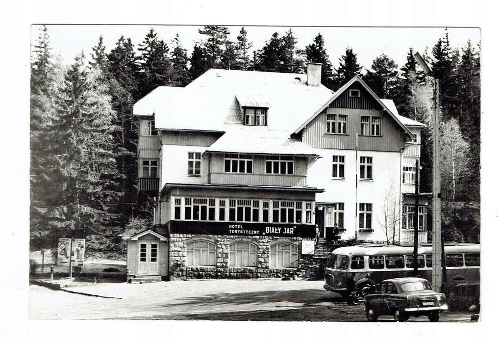 Pocztówka Karpacz - Hotel Biały Jar b.o.1967