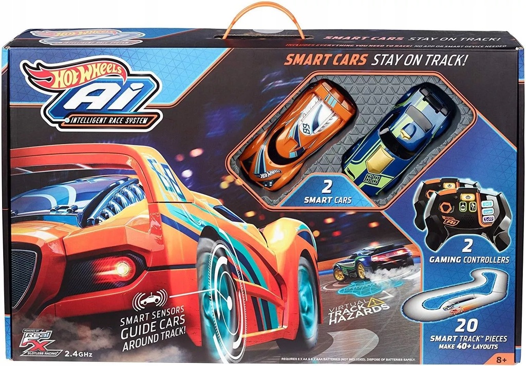 HOT WHEELS Tor wyścigowy inteligentny FBL83 2 auta