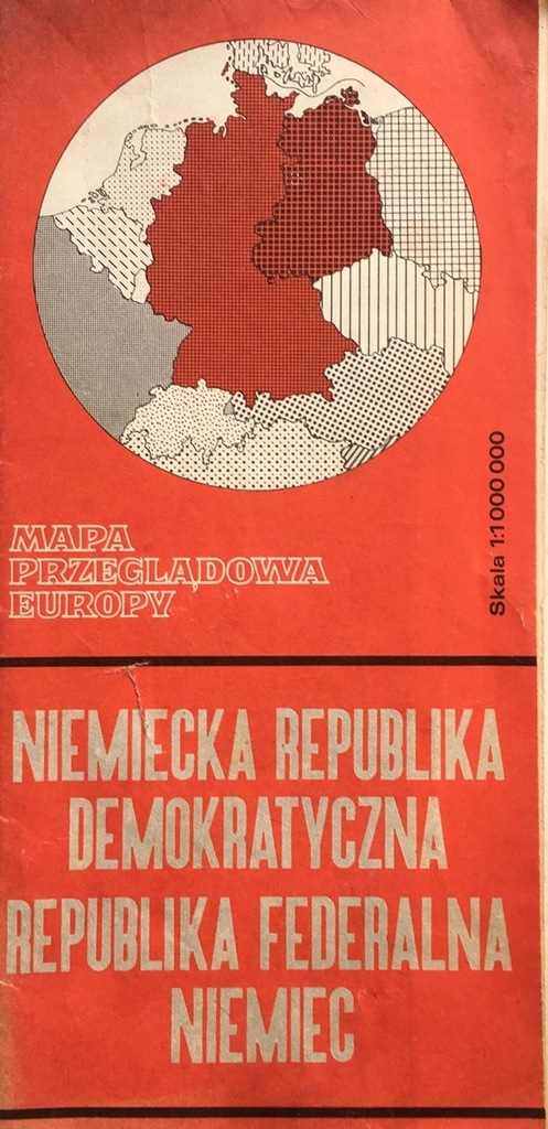 NIEMIECKA REPUBLIKA DEMOKRATYCZNA MAPA