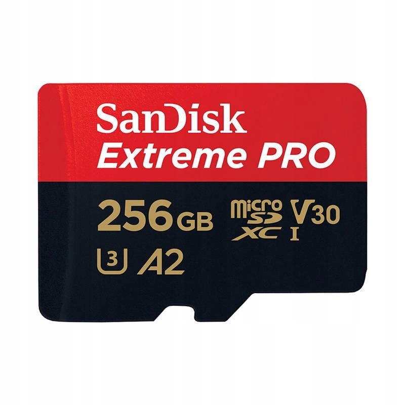 Karta pamięci SANDISK EXTREME PRO microSDXC 256GB 200/140 MB/s UHS-I U3 (SD