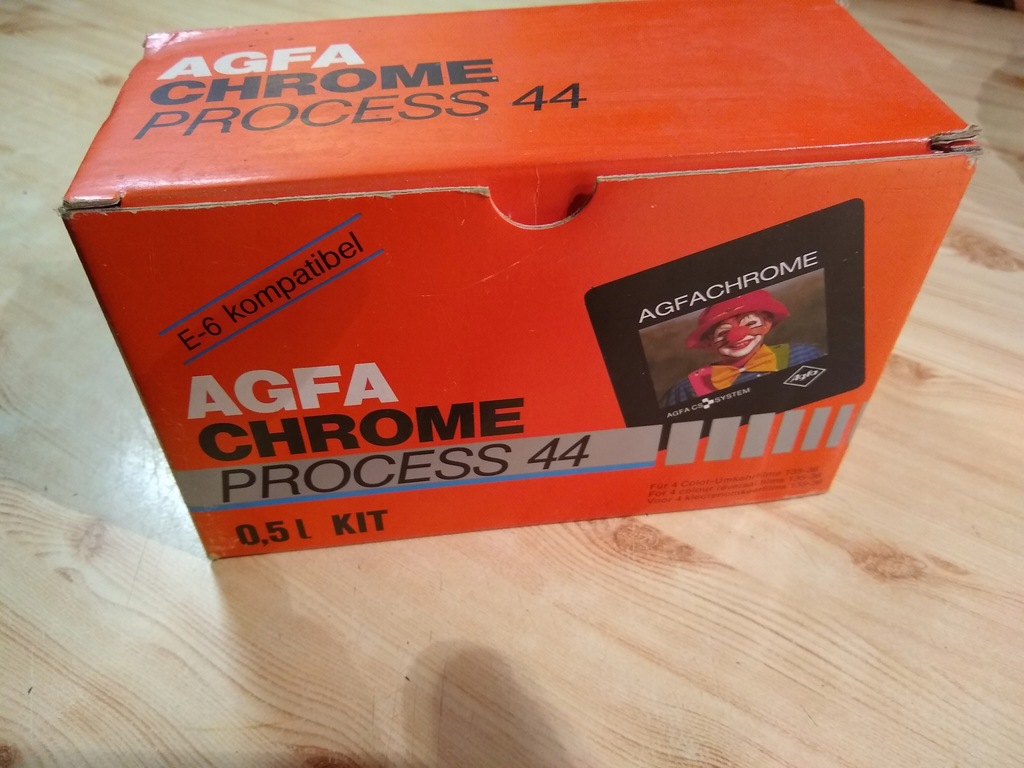 AGFA chrome E-6 process 44 slide kit