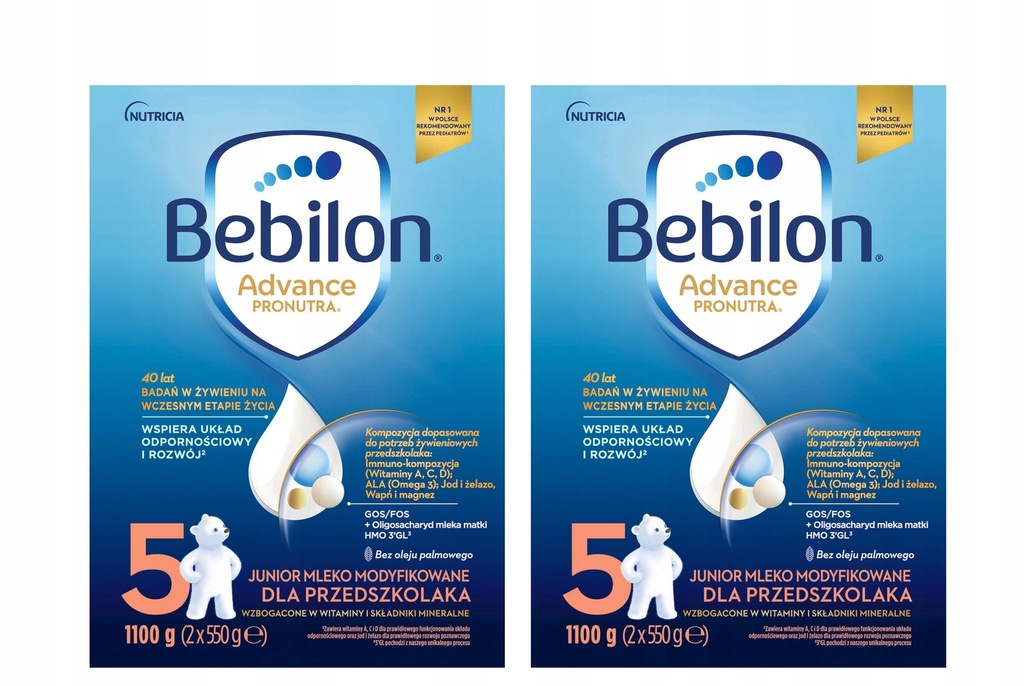 BEBILON 5 Mleko z Pronutra-Advance 2x1100g