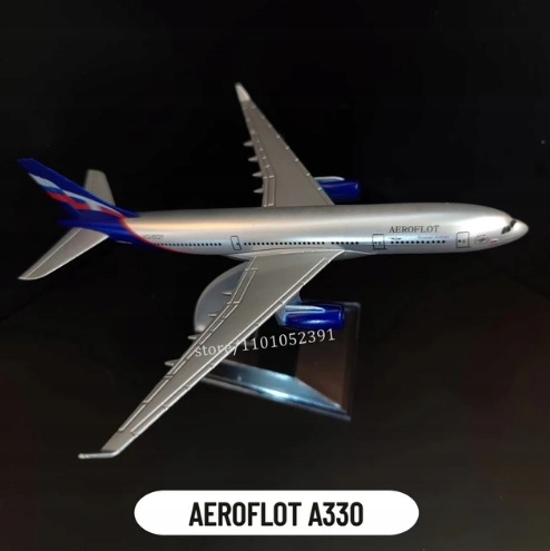 model samolot airbus a330 aeroflot 1/400 metalowy metal