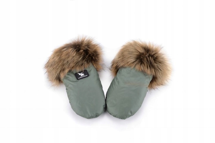 COTTONMOOSE RĘKAWICE MUFKA HANDMUFF DO WÓZKA GREEN