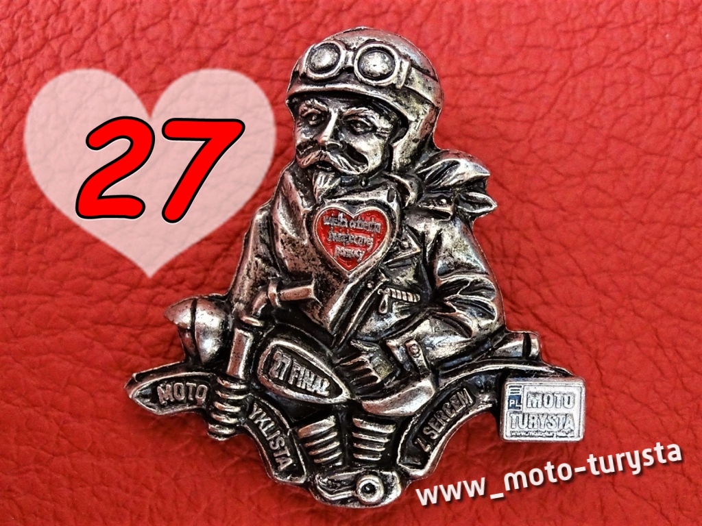 MOTOCYKLISTA z SERCEM nr 27 z 27, autograf Jurka !