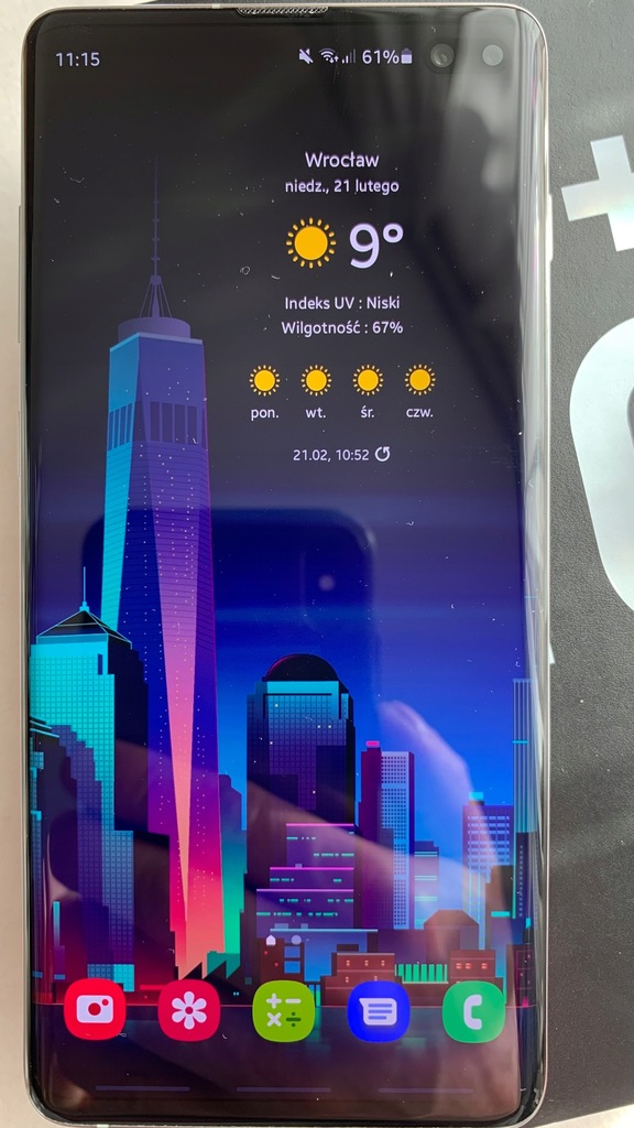 Samsung Galaxy S10+ 8 GB / 128 GB biały BCM