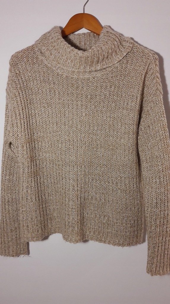 PAPAYA modny sweter golf akryl 38/40