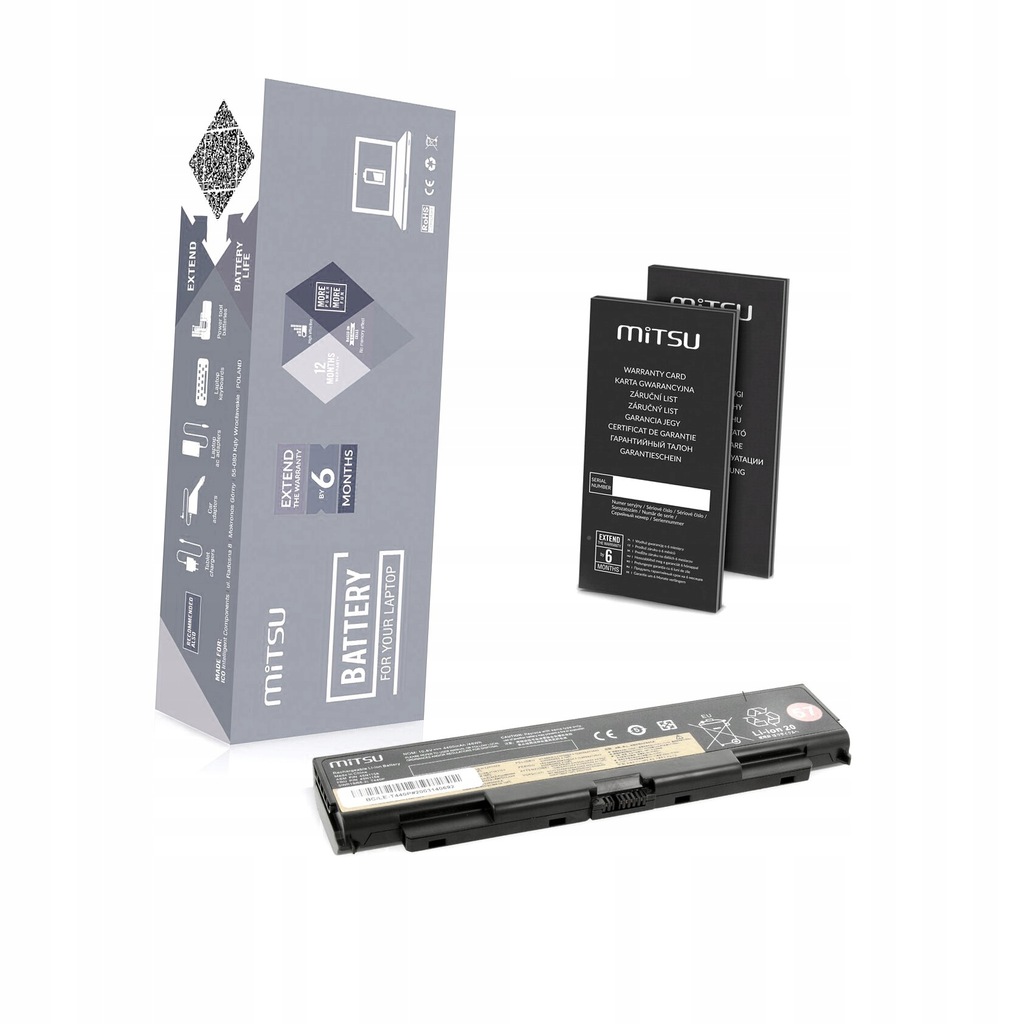 Bateria Mitsu 4400 mAh do Lenovo Thinkpad L540