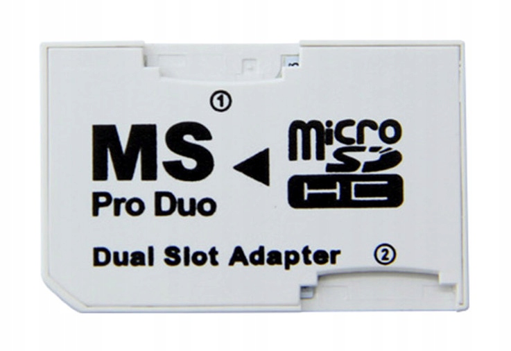 ADAPTER Dual 2 x Micro SD na Memory Stick Pro DUO