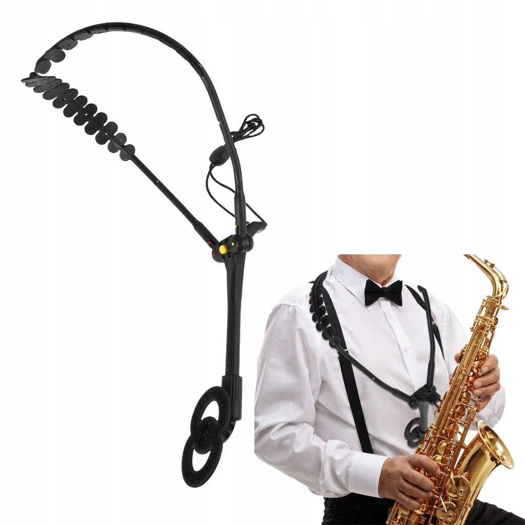 UCHWYT UPRZĘŻY NA SZYJĘ SAKSOFONU REGULOWANY PASEK