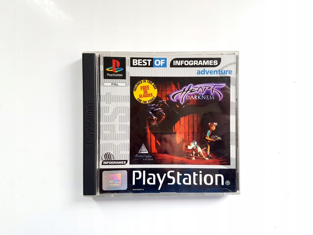 == HEART OF DARKNESS PS1 PSX PSONE PLAYSTATION ==