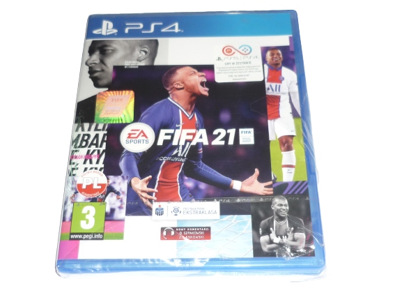 PS4 FIFA 21 PL PS4 PS5 NOWA