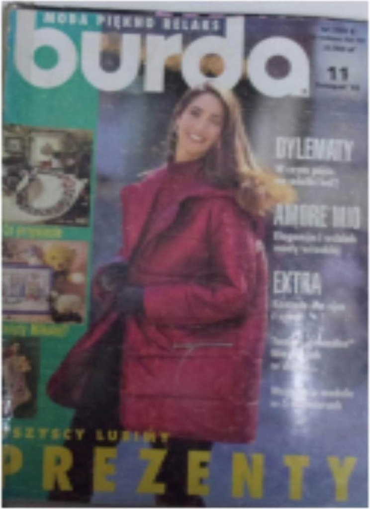 Burda nr 11 z 1992 roku + wykroje - 11946363997 - oficjalne archiwum ...