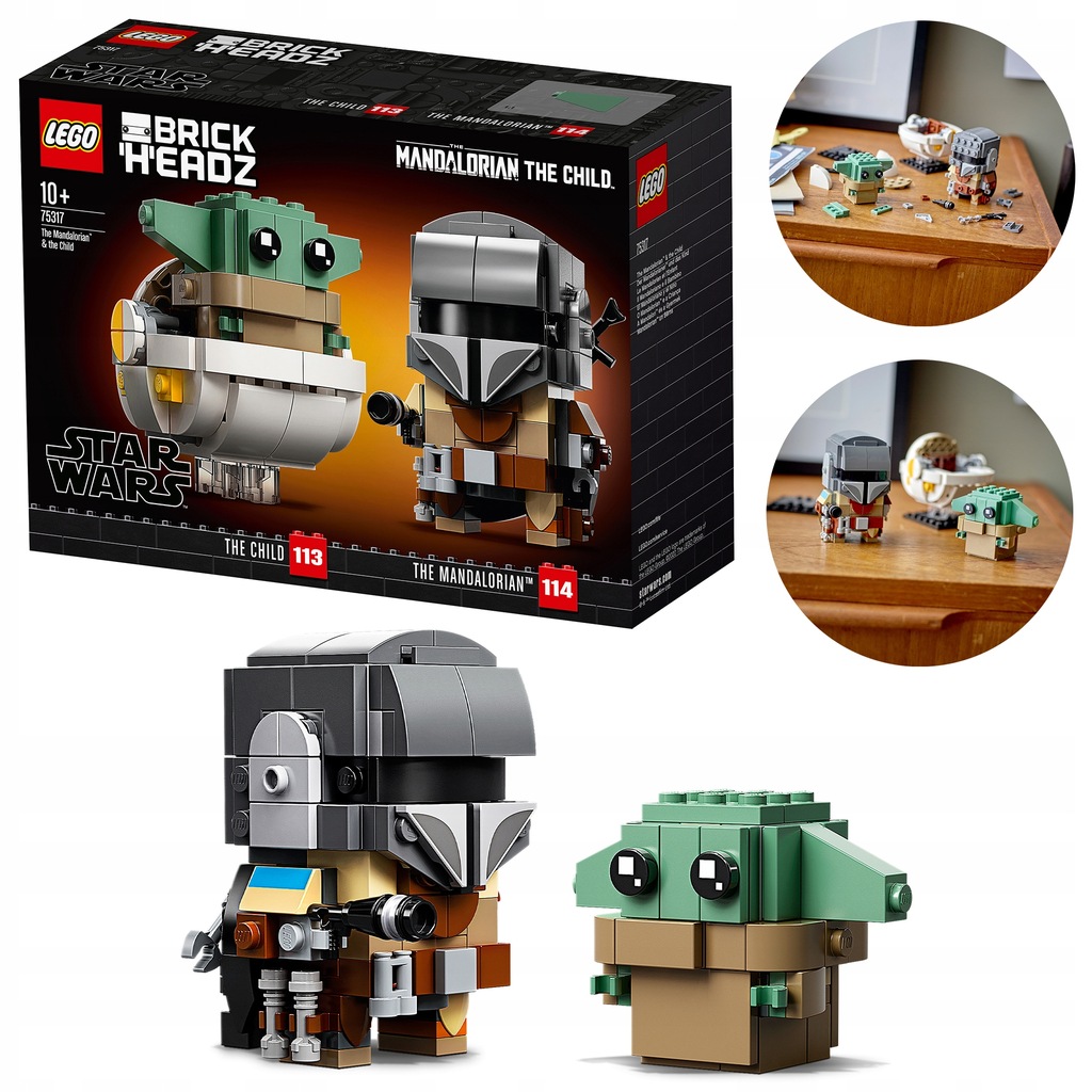 Купить LEGO STAR WARS Мандалорец и ребенок 75317 КИРПИЧ: отзывы, фото и ...