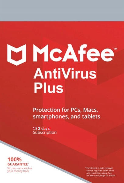 McAfee ANTIVIRUS + INTERNET SECURITY 180 dni !