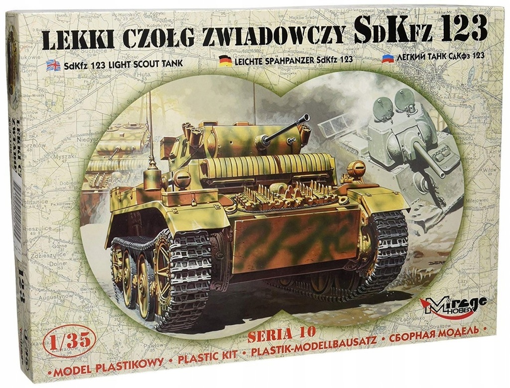 MIRAGE SDKFZ 123 351008 SKALA 1:35