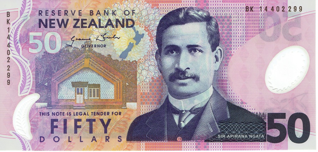 Nowa Zelandia 50 dolarów UNC
