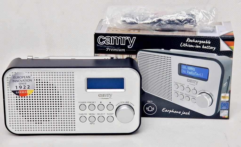 Radio sieciowo-bateryjne DAB+, FM Camry CR1179