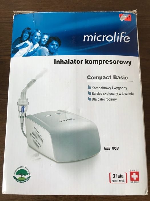 Szwajcarski nebulizator/inhalator Microlife jak