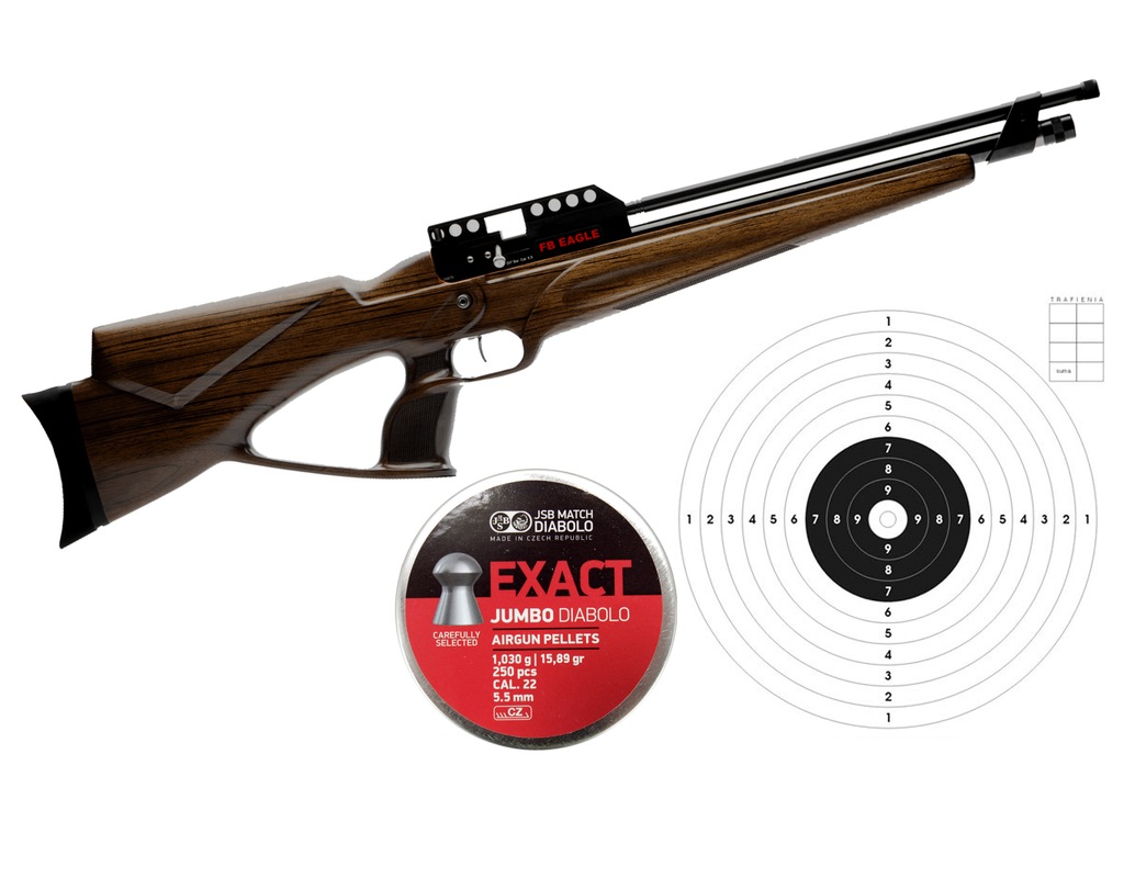 Wiatrówka PCP FB Łucznik LOGUN EAGLE 5,5mm +ŚRUT