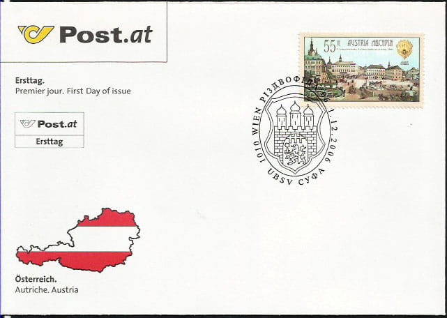 Austria 2006, Lwów, 750 lat. FDC