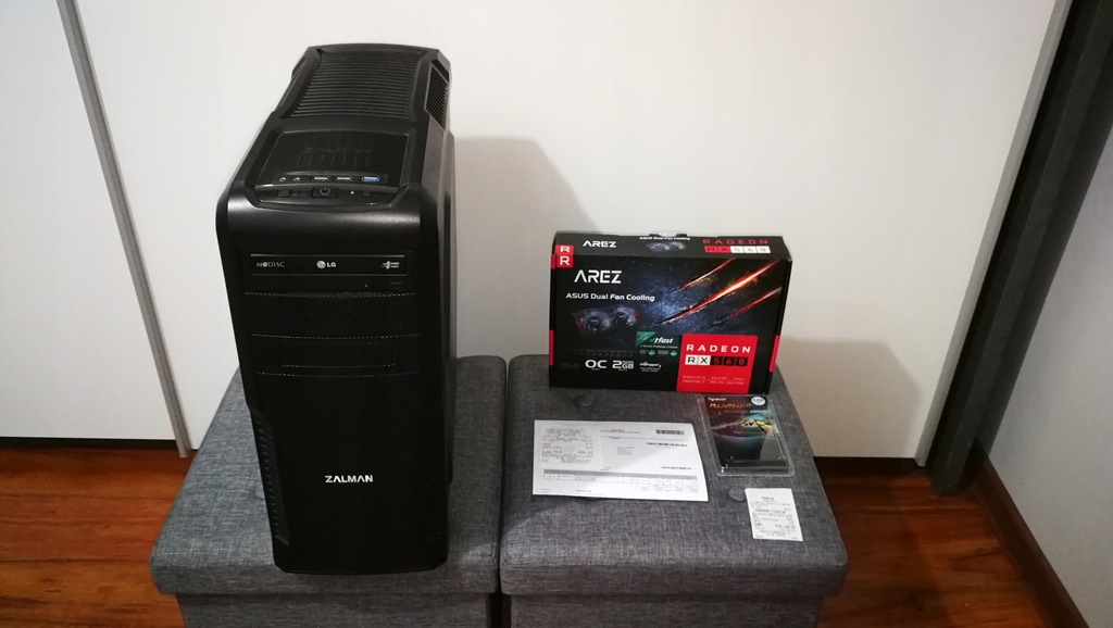 Komputer do gier i5 4x3,3Ghz 8gb SSD RX560 Win10