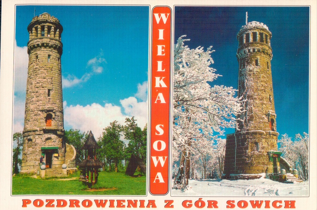 Góry Sowie Wielka Sowa Wieża widokowa