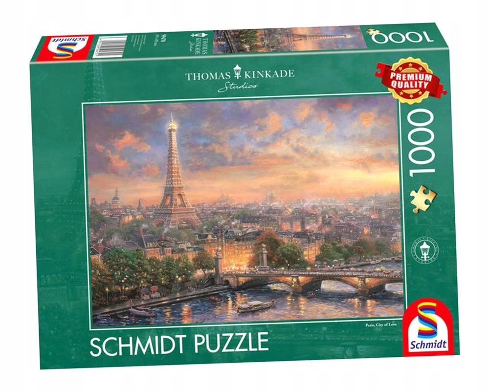 PUZZLE 1000 PQ T. KINKADE PARYŻ MIASTO MIŁOŚCI 106024