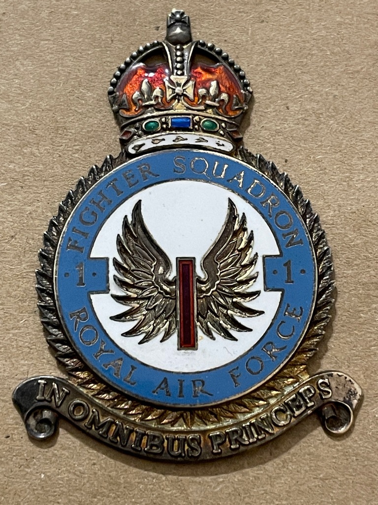 Odznaka Pamiątkowa 1 Dywizjon Myśliwski srebro 1979 - 40 rocznica bitwy