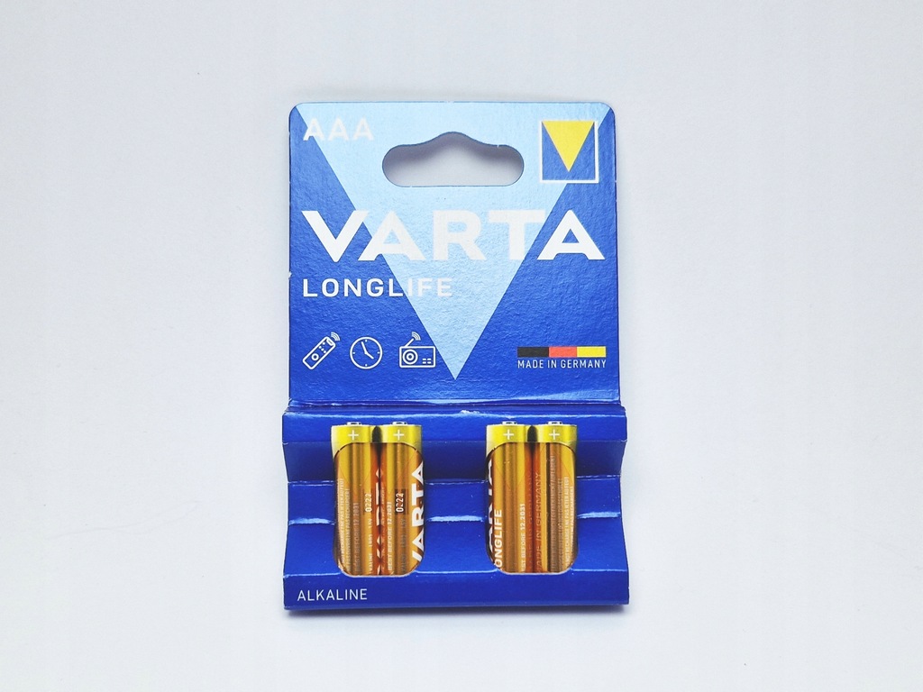 Bateria alkaliczna Varta AAA (LR03) 4 szt.