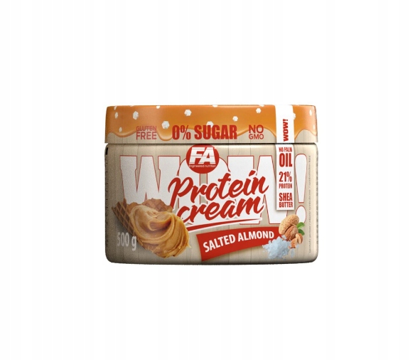 FA WOW PROTEIN CREAM 500g SALTED ALMOND KREM BIAŁKOWY Słony migdał