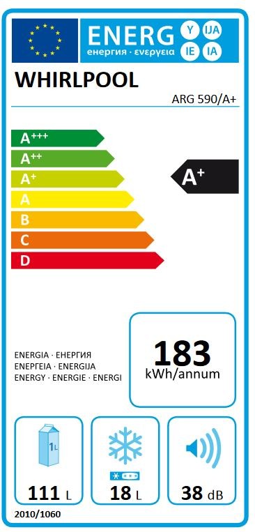 Chłodziarka do zabudowy Whirlpool ARG590/A+