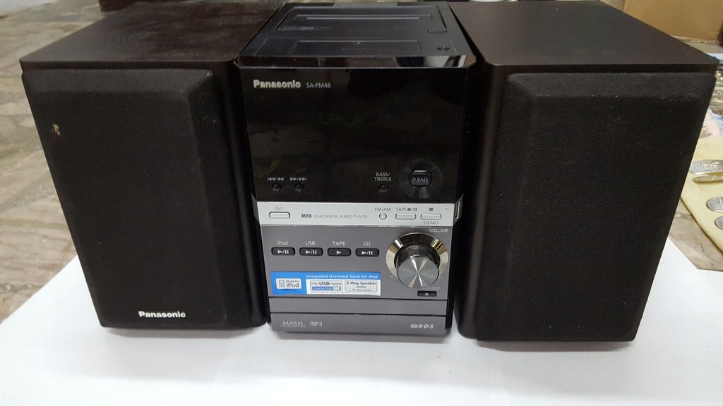 WIEŻA PANASONIC SA-PM48 iPOD USB MP3