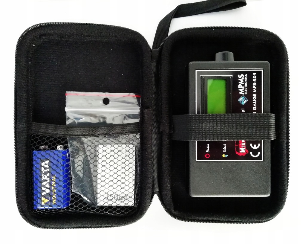 MIERNIK TESTER CZUJNIK GRUBOŚCI LAKIERU MPS-204
