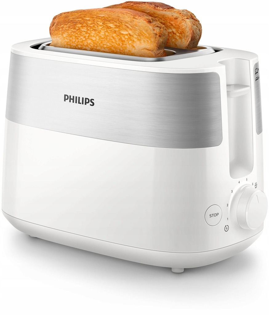 Toster Philips HD2515/00 (830W; kolor biały)