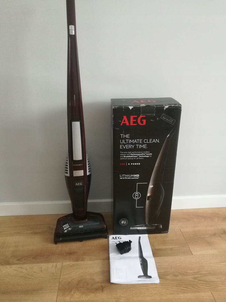 Odkurzacz Bezworkowy bezprzewodowy AEG Eco CX8 78BO 25,2V