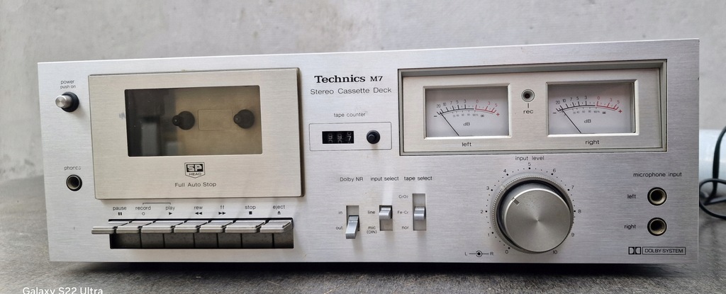 Magnetofon Deck Technics RS-M7