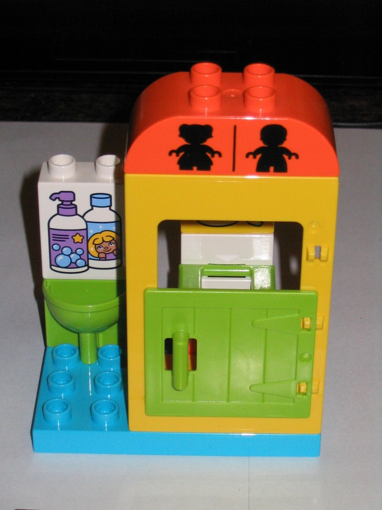 LEGO duplo toaleta wc z zestawu wesołe miasteczko