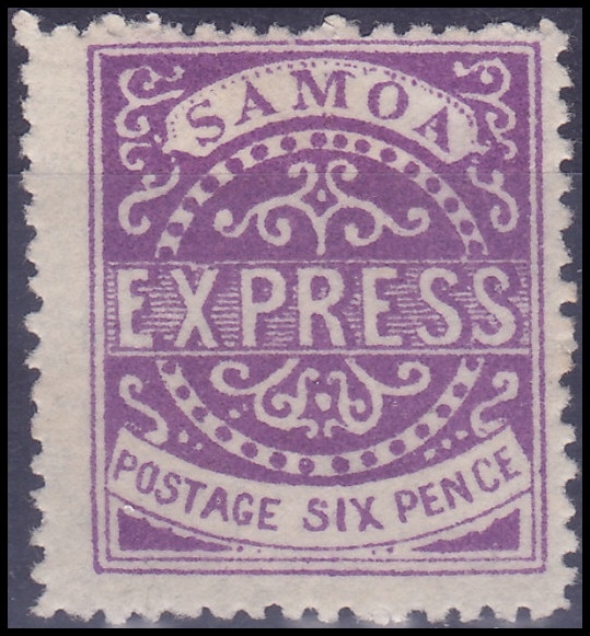 SAMOA - znaczek czysty (*) z 1881 r. Z 7827.