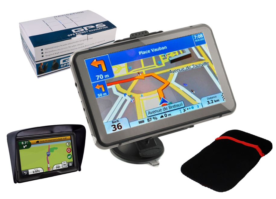 NAWIGACJA SAMOCHODOWA GPS 7 mapy iGO TIR 8GB T05O