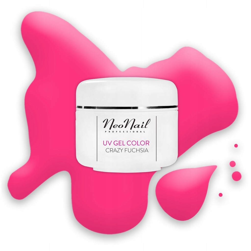 Żel kolorowy basic - UV Color Gel Crazy Fuchsia