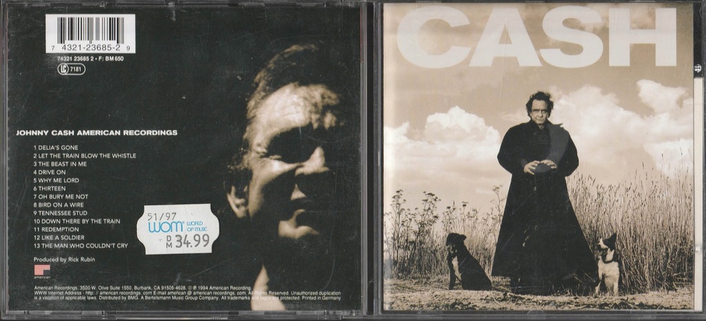 Купить Компакт-диск Джонни Кэш - Американские записи ______: отзывы, фото, характеристики в интерне-магазине Aredi.ru