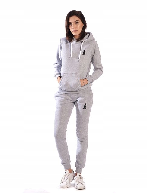 Komplet Bluza + Spodnie Unicat Cat Grey M