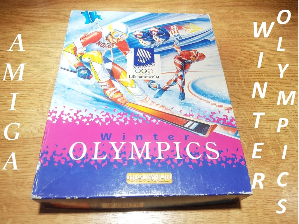 C= AMIGA - oryginalna gra: Winter OLYMPICS !