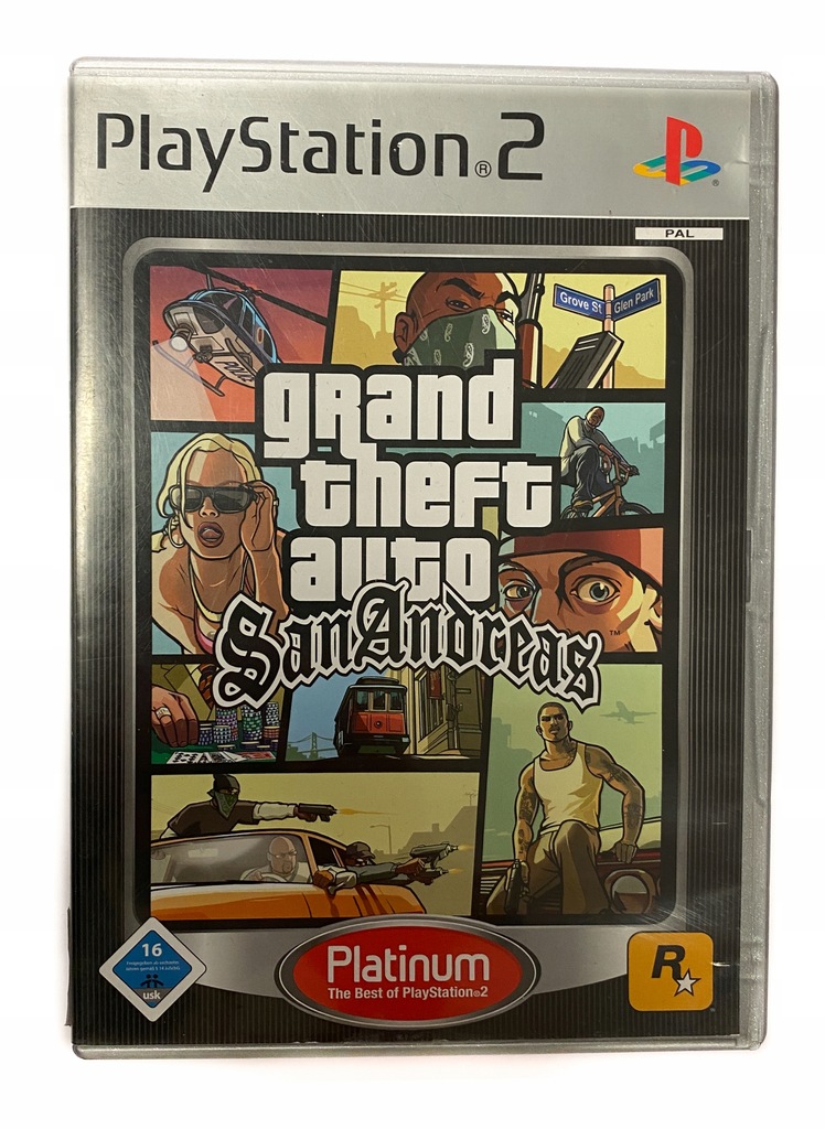 Gta San Andreas Grand Theft Auto Gra Ps2 9935826284 Oficjalne Archiwum Allegro