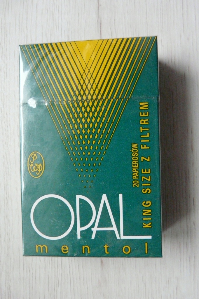 PAPIEROSY OPAL MENTOL twarde - kolekcjonerskie