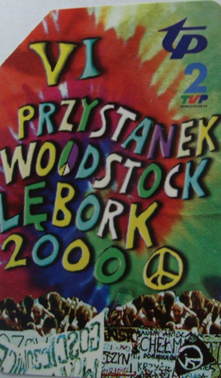 karta telefoniczna TP  VI Przystanek Woodstock